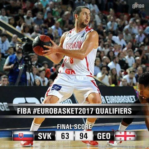 Грузинские баскетболисты одержали вторую победу на «Eurobasket 2017» 9 Национальная сборная Грузии по баскетболу