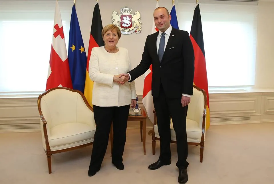 Merkel Bakhtadze оккупация оккупация