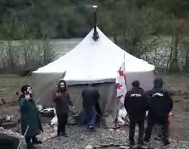 Противники Намахвани ГЭС обвиняют полицию в их дискредитации 1 30298526 новости МВД Грузии, Намахвани, Намахванская ГЭС