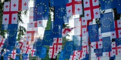es flag gruzii flag политика выдворение, Грузия-Евросоюз, миграция