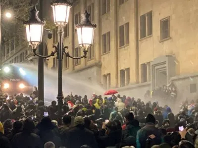 photo 2024 11 29 23 26 55 новости BBC, акции протеста в Грузии, Грузинская мечта, камит