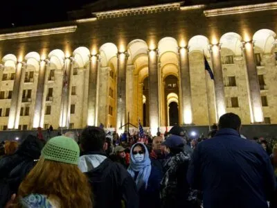 akcia222 новости Грузия Новый год, проевропейская акция в тбилиси