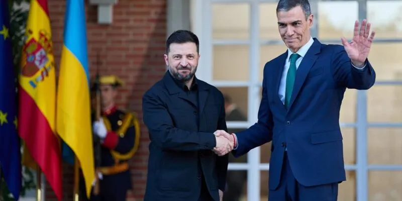 Визит Зеленского в Мадрид: Испания продолжит помогать Украине 1 74795999 403.jpg Deutsche Welle Владимир Зеленский