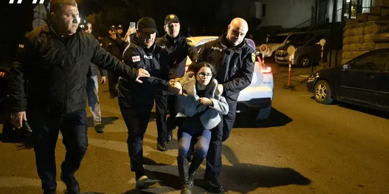 dakaveba rustaveli новости голодовка, задержания на акции протеста, Мате Девидзе