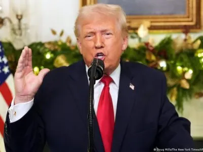 Трамп в обращении к нации не упомянул Украину и Венесуэлу 3 75211039 403.jpg Deutsche Welle Дональд Трамп