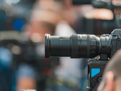 Год борьбы за грузинскую журналистику: что пережили медиа в 2025-м 2 camera at a live media conference 2024 10 18 08 41 40 utc статьи статьи