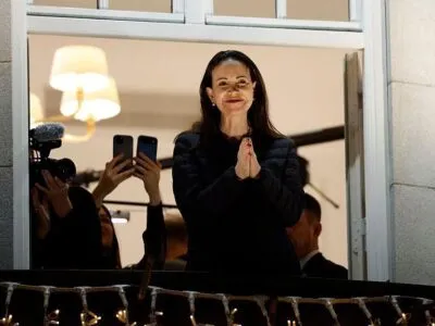 Лауреат Нобелевской премии мира Мария Корина Мачадо впервые за несколько месяцев появилась на публике в Осло 5 e0af53f0 d680 11f0 b4a3 21322b24f057.jpg Новости BBC Мария Корина Мачадо