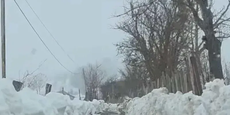 Из-за гололеда ограничено движение на участке автодороги Вазиани–Гомбори–Телави 1 sneg ajaria новости автодорога, Департамент автомобильных дорог, непогода, снегопад