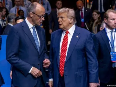 73412197 403.jpg Deutsche Welle Дональд Трамп, Фридрих Мерц