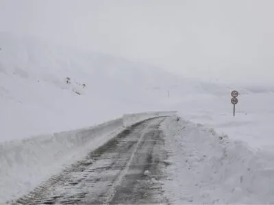 sneg doroga новости движение, Департамент автомобильных дорог, сход лавины