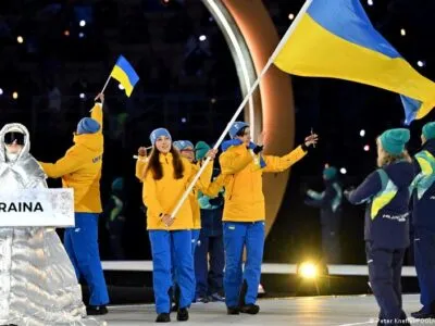 Табличку сборной Украины на открытии ОИ-2026 в Италии несла россиянка 4 75852012 403.jpg Deutsche Welle зимние Олимпийские игры