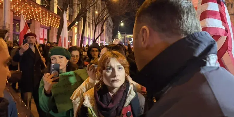 akcia новости акция протеста в тбилиси, День советской оккупации, марш, Саломе Зурабишвили