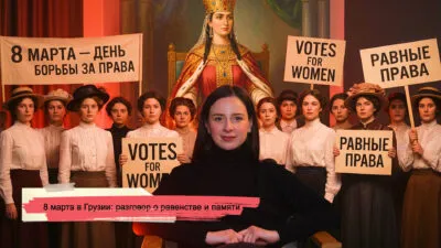 konji youtube.00 23 42 02.still175 SOVA-блог 8 марта, гендерное равенство, Клара Цеткин, Международный женский день, царица Тамар