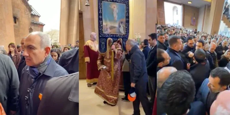 nikol pashinyan 1 новости OC Media, Гарегин II, Гарегин Второй, Никол Пашинян, пощечина Пашиняну