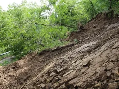 opolzen новости оползень, спасатели, ткибули, эвакуация граждан Грузии