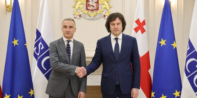 sampietro kobax новости грузия-ПА ОБСЕ, Ираклий Кобахидзе, Пере Хуан Понсо Сампьетро, президент ПА ОБСЕ, премьер Грузии