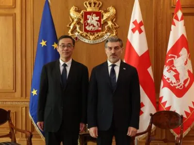 667009960 1316482683630391 8841698598934820347 n новости Михаил Кавелашвили, посол Китая, Чжоу Цянь