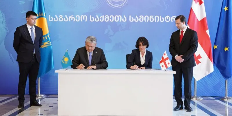 667531250 1528285639298066 3656222641272875461 n новости Грузия-Казазстан, Елмек Кошербаев, Мака Бочоришвили, МИД Грузии