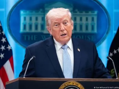 76708196 403.jpg Deutsche Welle Дональд Трамп, пошлины Трампа, санкции Трампа