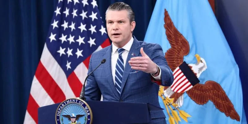 Глава Пентагона заявил о неспособности Ирана производить ракеты 1 76708486 403.jpg Deutsche Welle глава Пентагона, Пит Хегсет