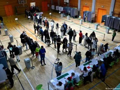 На парламентских выборах в Венгрии зафиксирована рекордная явка 4 76753243 403.jpg Deutsche Welle парламентские выборы