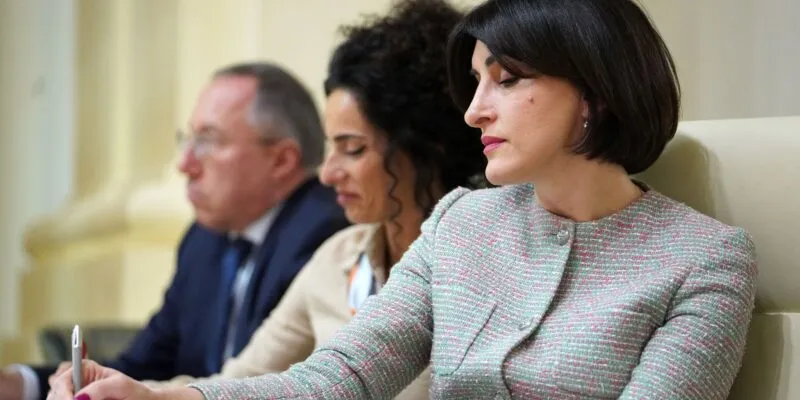 bochorishvili piwet s zamom svoim e1777285562669 новости Грузия-Иран, Мака Бочоришвили, МИД Грузии, Сейед Али Моджани