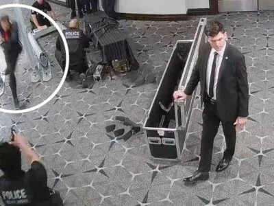 Кадры нападения, опубликованные властями