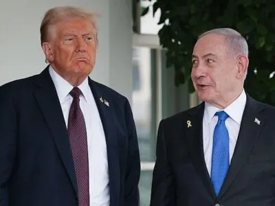 Дональд Трамп и Биньямин Нетаньяху, архивное фото - сентябрь 2025