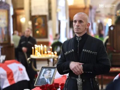 В Тбилиси простились с 11 погибшими в войне 1992–1993 годов, чьи останки вернули из Абхазии 3 702355338 1391730706321272 6630287709227257433 n новости Ираклий Кобахидзе, останки людей, останки людей из Абхазии, премьер Грузии, самеба