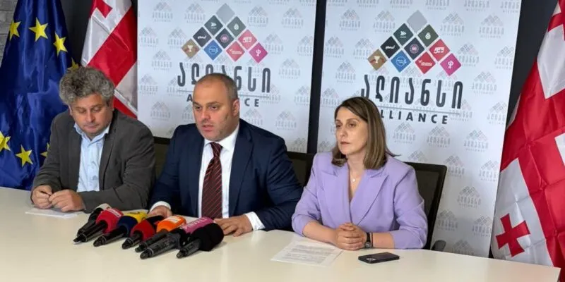 alians новости 26 мая, акция протеста в тбилиси, альянс оппозиции