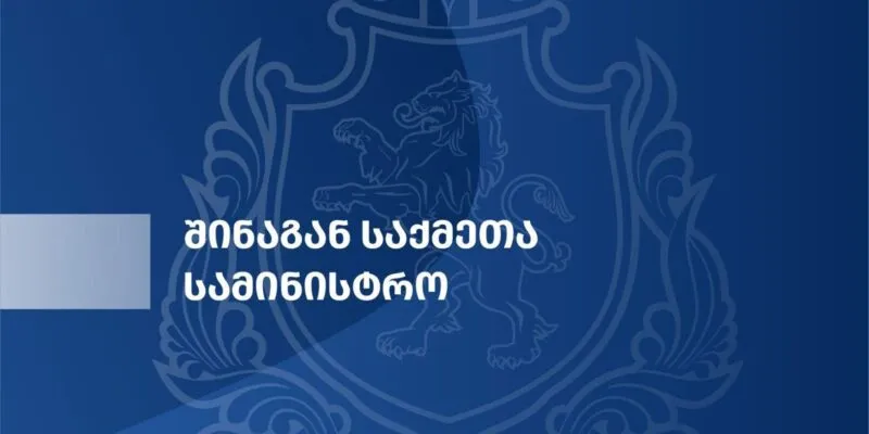mvd zayavlenie mvd новости гори, МВД Грузии