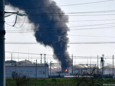 Дроны ВСУ атаковали морской терминал в Краснодарском крае 4 65509596 403.jpg Deutsche Welle дроны ВСУ