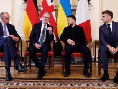 75402855 403.jpg Deutsche Welle Зеленский, Зеленский-Мерц-Макрон-Стармер