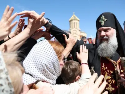 patriarx shio ludi blagoslovenie новости всеобщее крещение, Илиа Второй, Католикос-Патриарх всея Грузии, самеба, Собор святой троицы, Шио III
