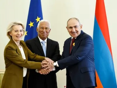 Фон дер Ляйен посетит Армению в июле 3 ursula von der leyen ant nio costa and nikol pashinyan 20260506 103914 новости OC Media, ЕС-Армения, Никол Пашинян, Урсула фон дер Ляйен