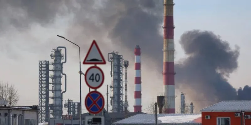 Украинские дроны атаковали Омский НПЗ в 2500 км от границы 1 68518781 403.jpg Deutsche Welle НПЗ, Омск