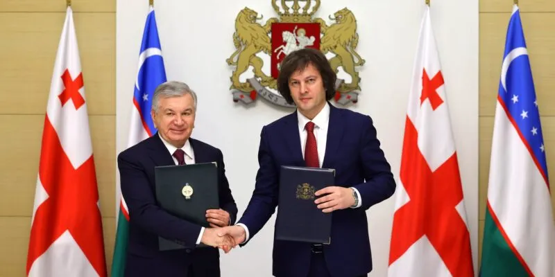 734570244 1320747570274460 9209765442785312601 n новости Грузия-Узбекистан, договор о стратегическом партнерстве, Ираклий Кобазидзе, Шавкат Мирзиёев