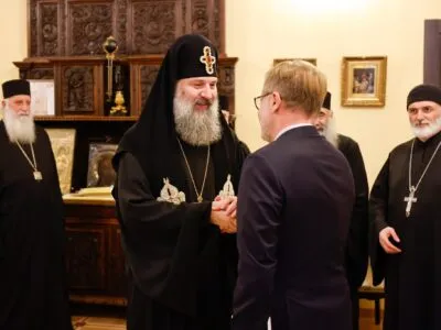 Патриарх Грузии обсудил отношения с послами Франции, Чехии и католической делегацией 4 736053938 4375533769377811 6996565009631865790 n новости дипломаты в Грузии, Католикос-Патриарх всея Грузии, Католикос-Патриарх всея Грузии Шио III, Оливье Курто, Патриархия, посол Франции