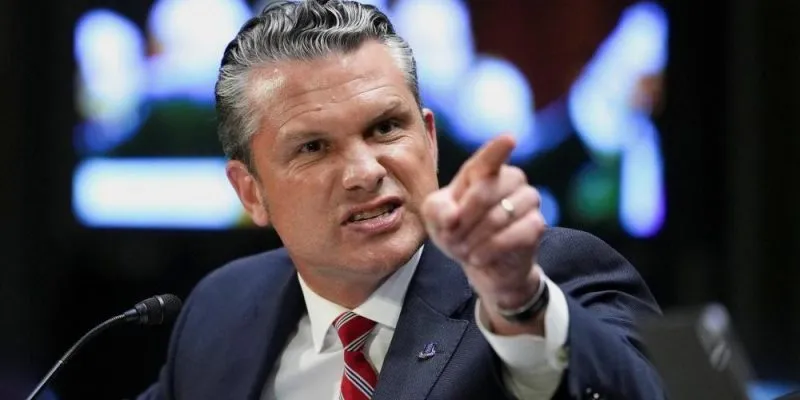 US Secretary of Defence Pete Hegseth testifies to a Senate panel on 21 July 2026