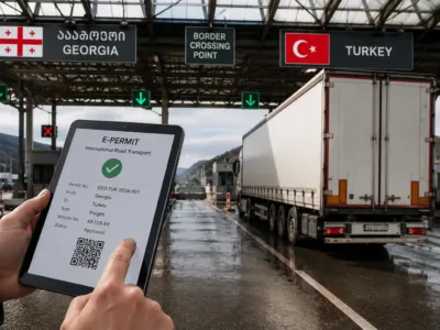 Грузия и Турция переходят на систему электронных разрешений для грузоперевозок 4 a80b6d45 1e41 45cd 8e9d 3a27c3083322 новости ECMT, Грузия-Турция, грузоперевозки, система ECMT, электронные разрешения