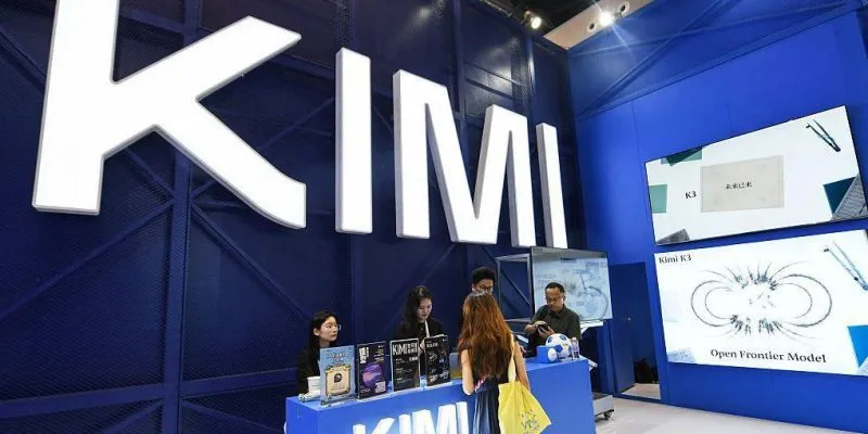 Стенд Moonshot и Kimi на Всемирной конференции по искусственному интеллекту в Шанхае