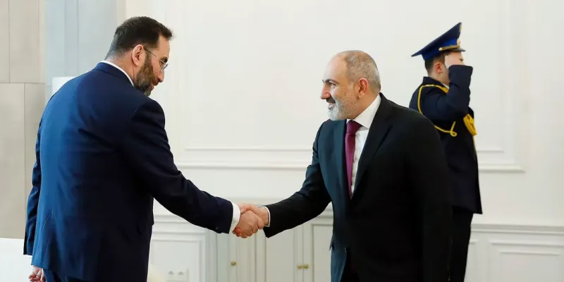 Chair of 'Trump Route' fund buys Armenia's second-largest copper mine 1 nikol pashinyan and konstantin sokolov 20260720 130837 News