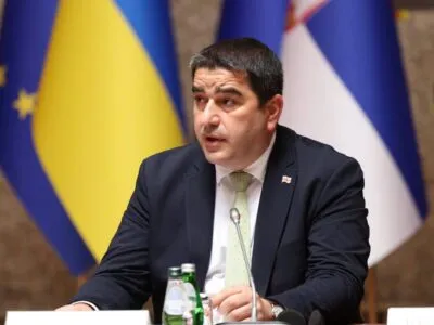 Спикер: расширение ЕС — шанс укрепить его, а не акт благотворительности 3 papuashvili новости Белград, грузия-ес, Спикер парламента, Шалва Папуашвили