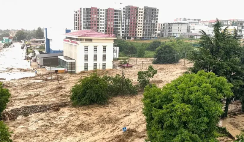 Severe weather in Telavi: bridge destroyed, thousands of residents left without electricity and gas 1 screenshot 2026 07 12 105343 News