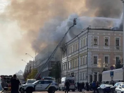 Пожар в здании
