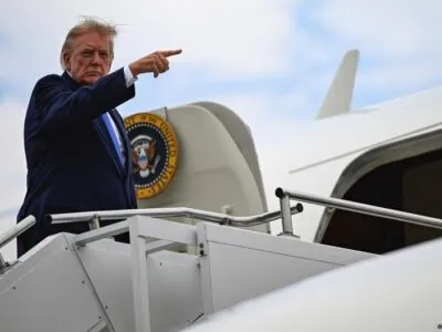 Журналистов CNN не пустили работать на борт самолета Дональда Трампа, несмотря на решение суда 3 78210356 403.jpg Deutsche Welle
