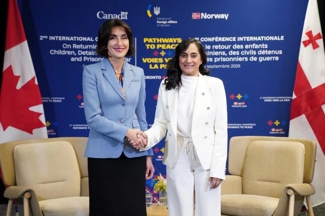 Georgian Foreign Minister Meets with Canadian Foreign Minister