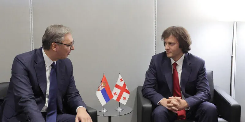 Georgian Prime Minister and Serbian President Meet on Sidelines of UN General Assembly 1 kobaxidzevuchichi News