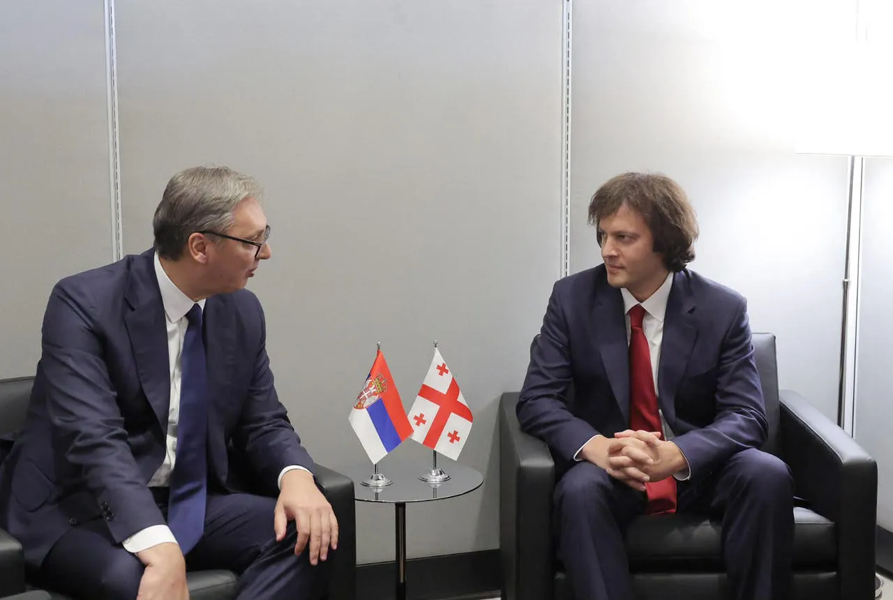 Georgian Prime Minister and Serbian President Meet on Sidelines of UN General Assembly