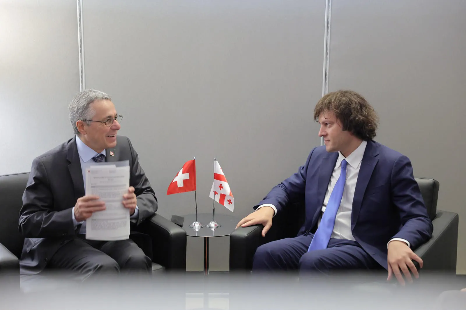 Georgian Prime Minister Meets OSCE Chairperson-in-Office on UNGA Sidelines